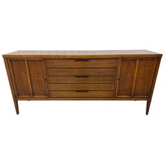 Mid-Century Modern Lane Tuxedo Walnut Sideboard