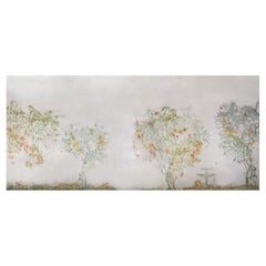Fabscarte Handmade Hand Painted Wallpaper, Nature Whisper