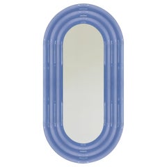 Contemporary Ceramic Mirror 'Elo 5' by Pani Jurek, 120-60 Lilac
