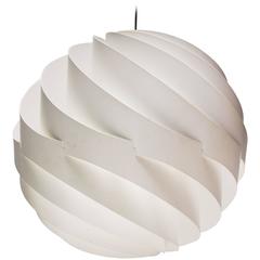 Huge Pendant 'Turbo' by Louis Weisdorf for Lyfa, Denmark 12