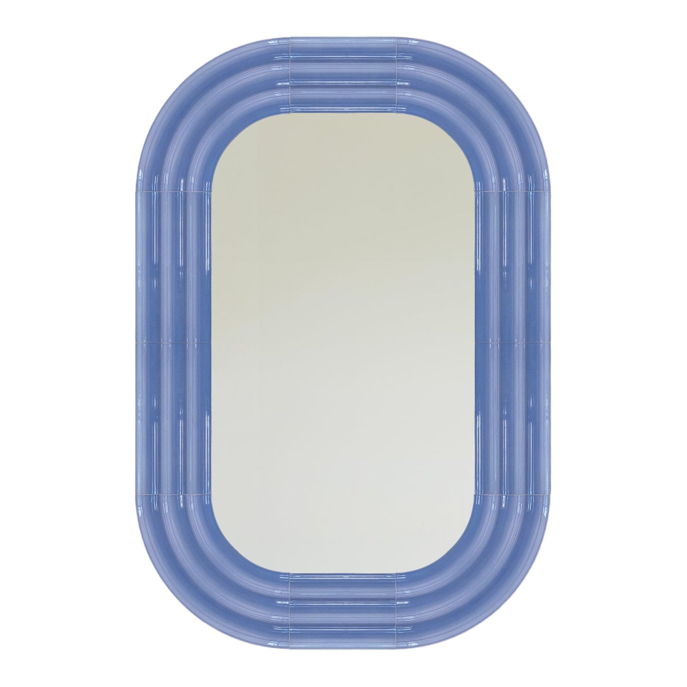 Specchio in ceramica Contemporary 'ELO 6' di Pani Jurek, 120-80 Lilac