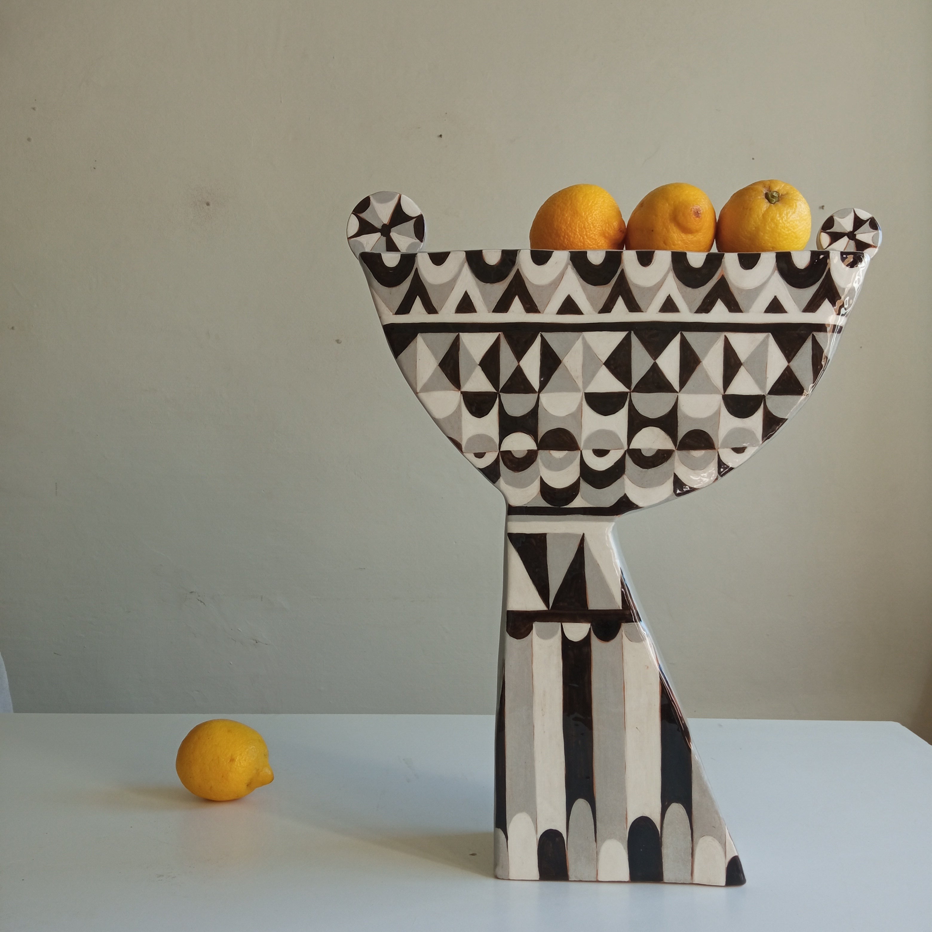 Mediterranea 2 - Terracotta Vase - XXI Century - by Chiara Berta Artist