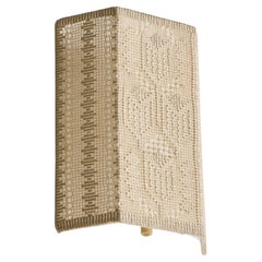 Swedish Designer, Wall Light, Fabric, Sweden, 1960s