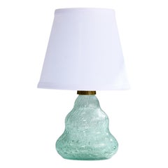 Ture Berglund, Table Lamp, Glass, Brass, Sweden, 1940s