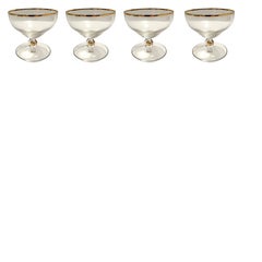 Set of Eleven Bohemian Crystal Dessert Bowls by Jozef Stanik