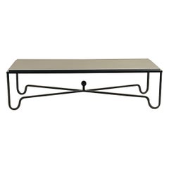 Large Black Limestone Entretoise Coffee Table by Design Frères