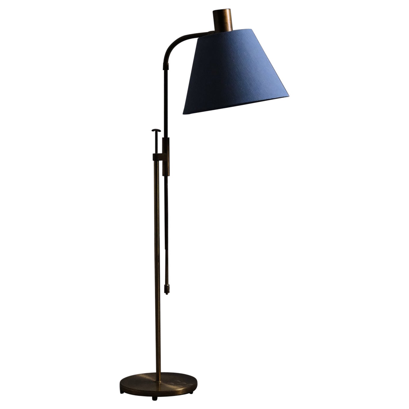 Lampada da terra regolabile di Falkenberg, Svezia, anni '50