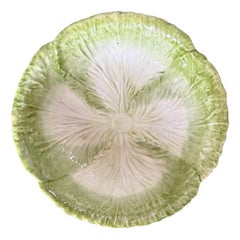 Green Radicchio Salad Plates, Set of 4