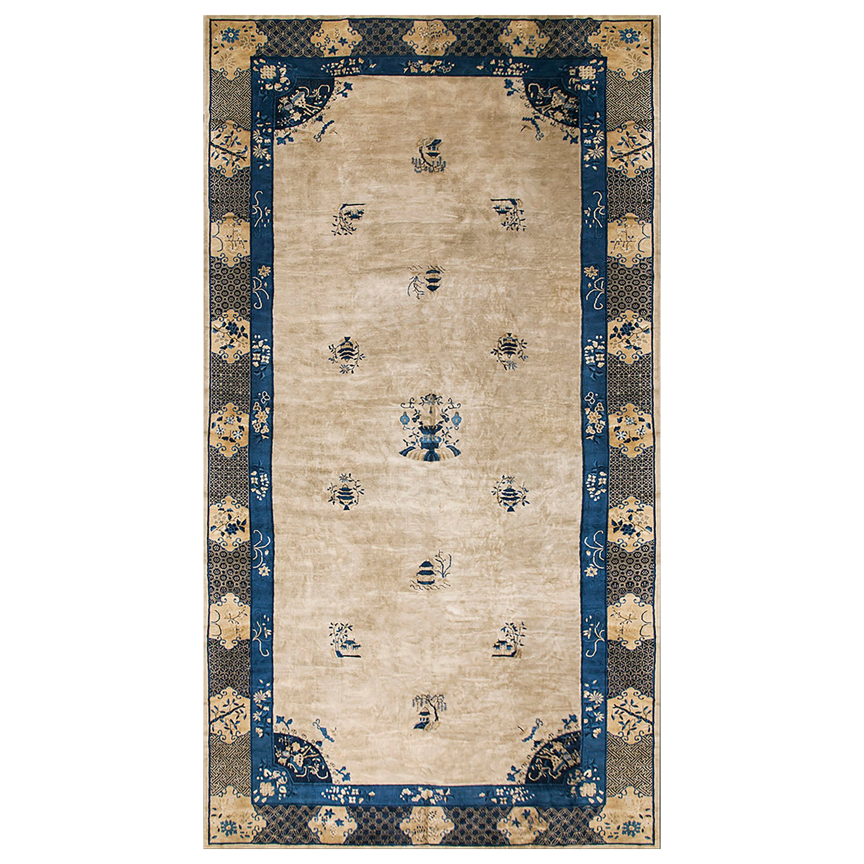1920s Chinese Peking Carpet 11' 10" x 22' 9"