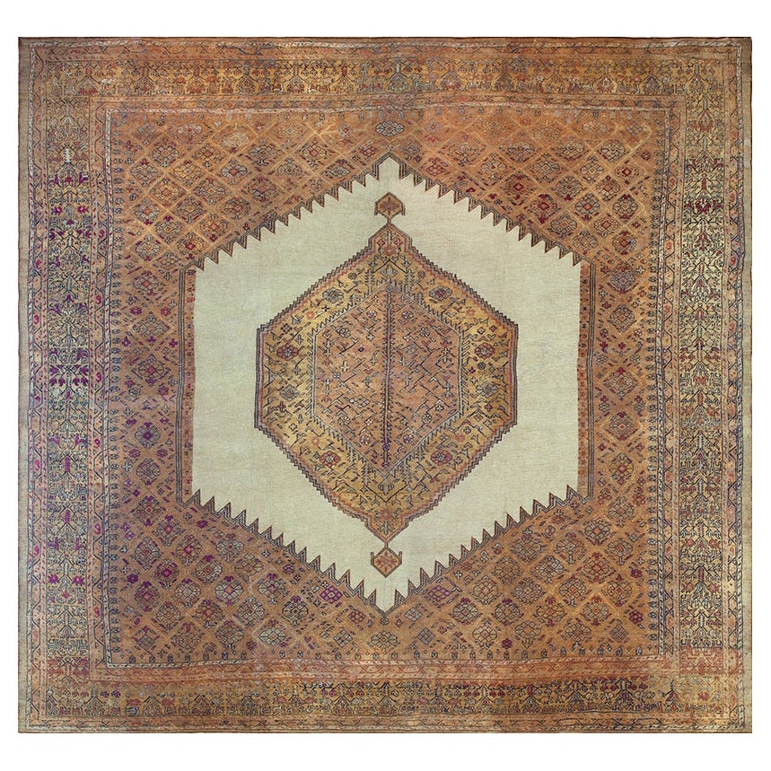 Tappeto Oushak 14' 8 "x 14' 8" in vendita