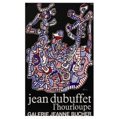 Jean Dubuffet Galerie Jeanne Bucher, Original-Vintage-Poster, 1964