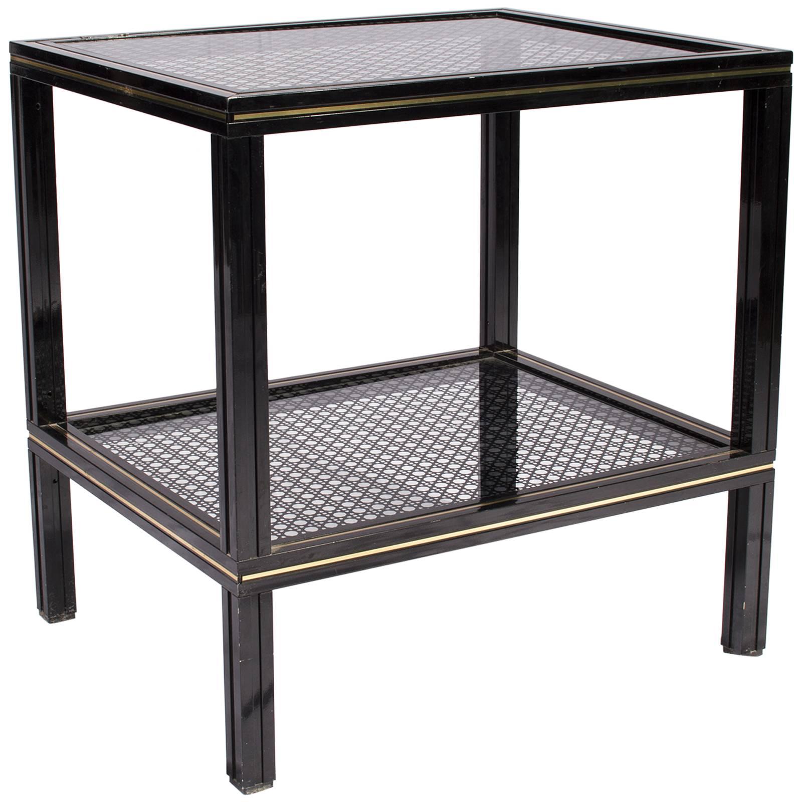 Lacquered Side Table by Pierre Vandel For Sale
