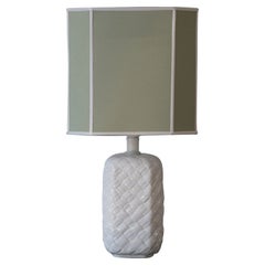 Lampada da tavolo in ceramica con paralume in Fabrice