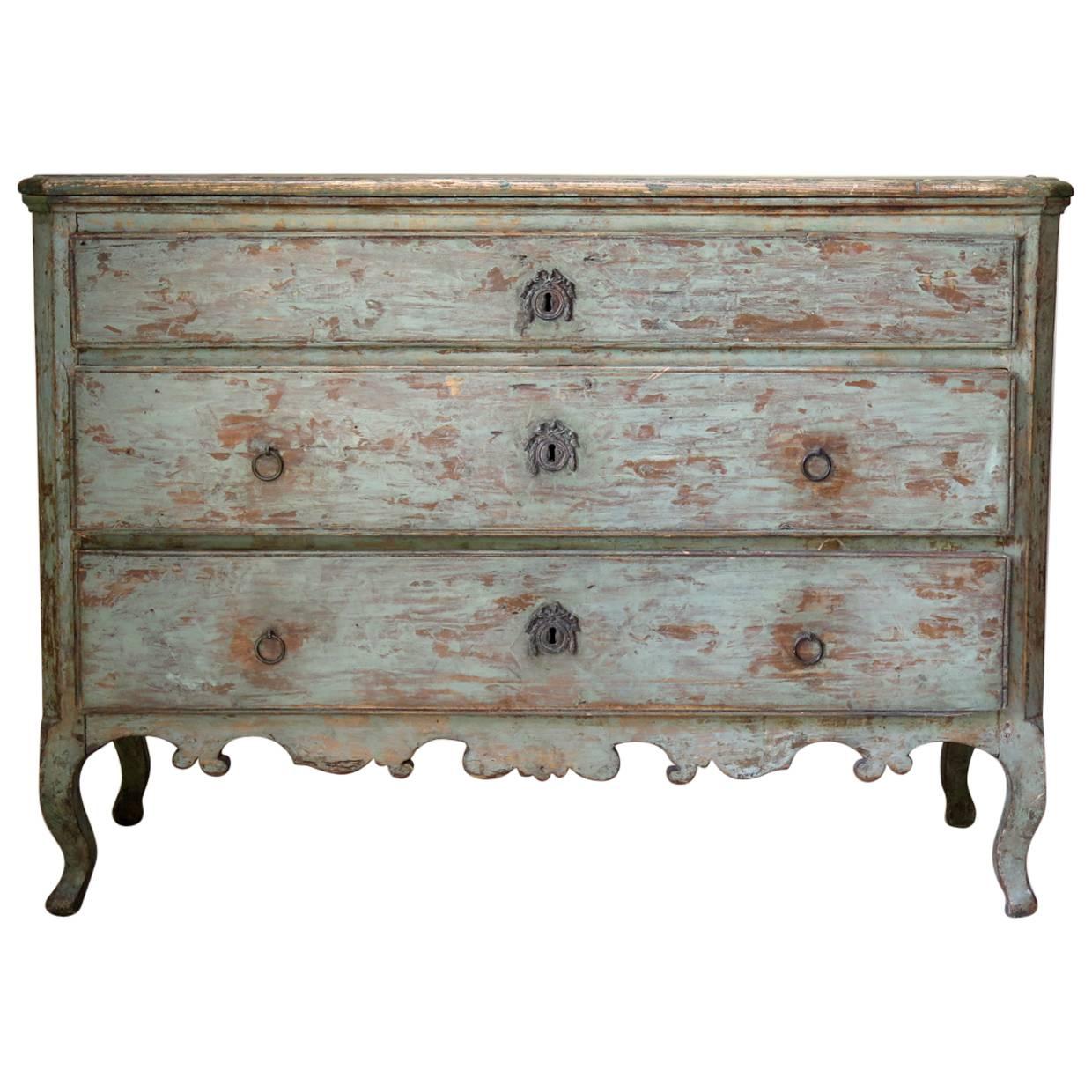 Louis XV Style Chest of Drawers, France, circa 1800s For Sale