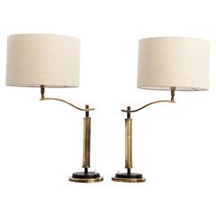 20th Century Pair of Deco Lamps