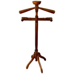 Vintage Spanish Coat Rack in Oak, 1950