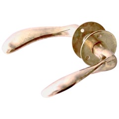 Arne Jacobsen Solid Brass Door Handles
