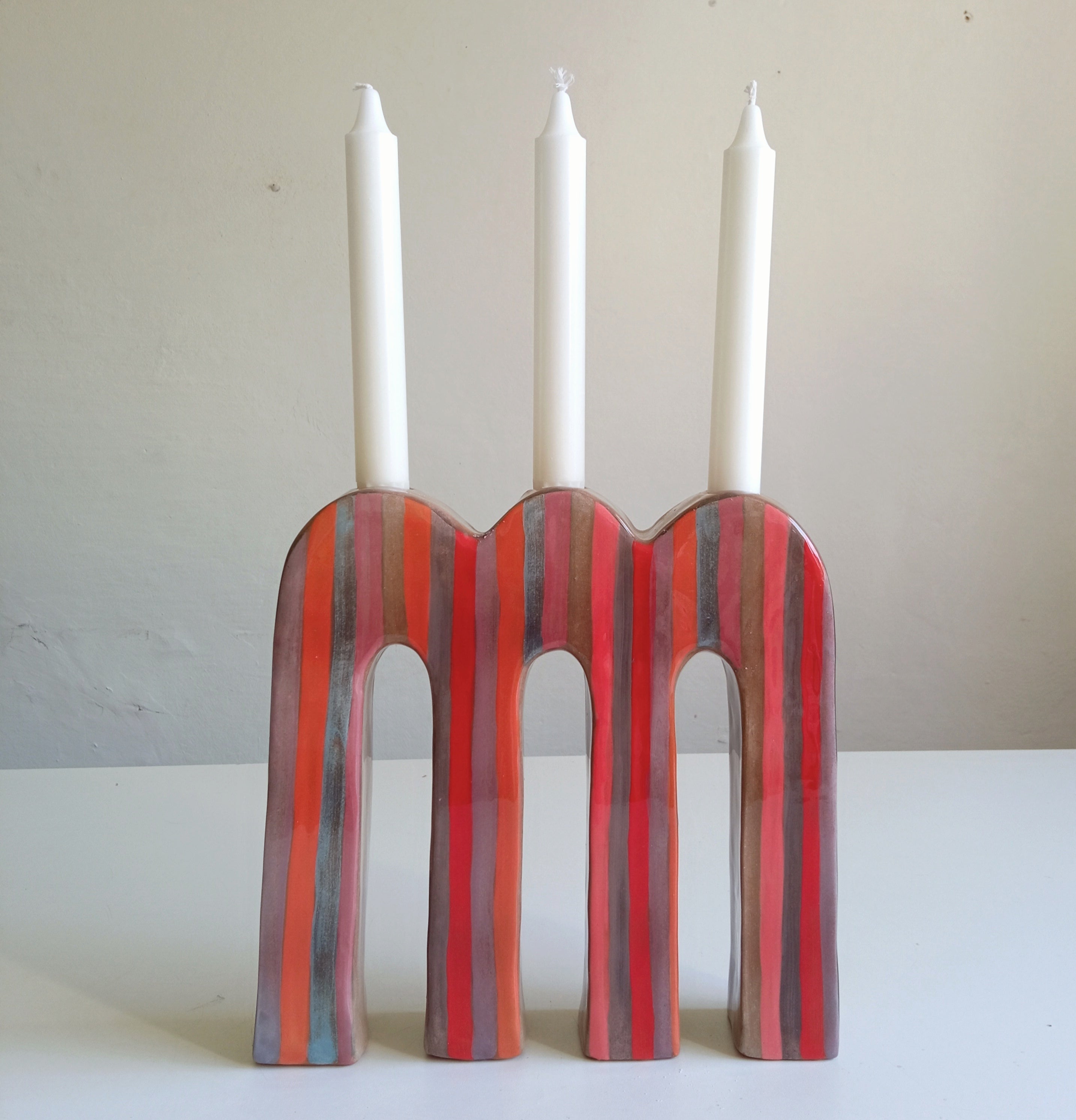 CAMDELIERE - Terracotta- XXI Century - by Chiara Berta Artist