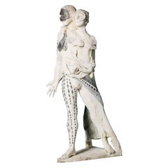 John W. Mills (1933-2023) 'Harlequin & Columbine' Dancers Sculpture