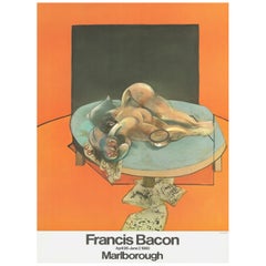 1980 Francis Bacon - Galería Marlborough Cartel Vintage Original