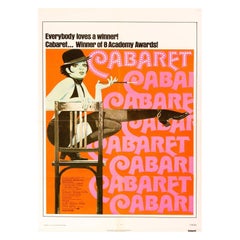 1974 Cabaret Poster originale d'epoca