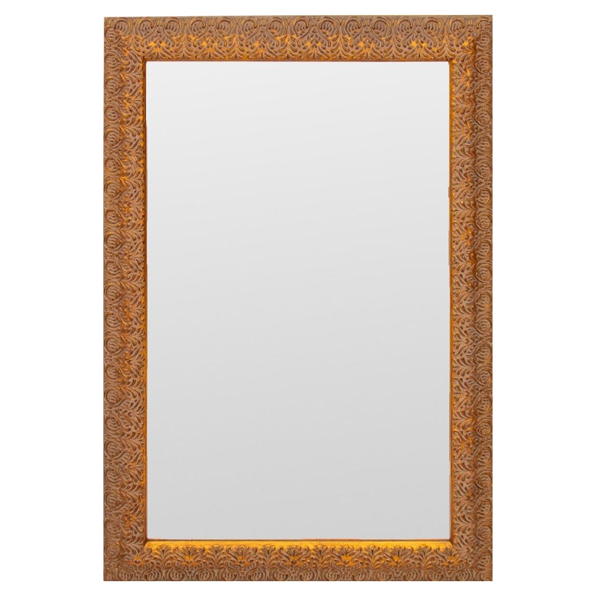 French Empire Style Gilt Composition Mirror