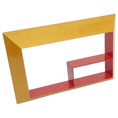 Mid-Century Modern Geometric Shadow Box Wall Shelf