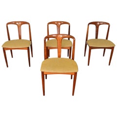 Set of Four "Juliane" Dining Chairs in Rosewood by Johannes Andersen