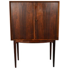 Bar Illum Wikkelso en bois de rose avec intérieur gravé en miroir