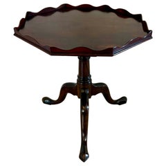 Antique George III Quality Mahogany Lamp/Coffee Table