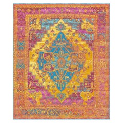Tapis persan Heriz de luxe supérieur 8x10 en soie par Djoharian Design