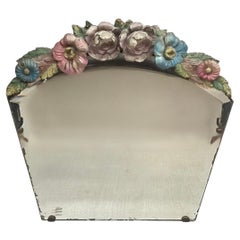Early 20th Century Barbola Mirror