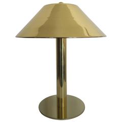 Modern Brass Table Lamp after Designer Pierre Cardin