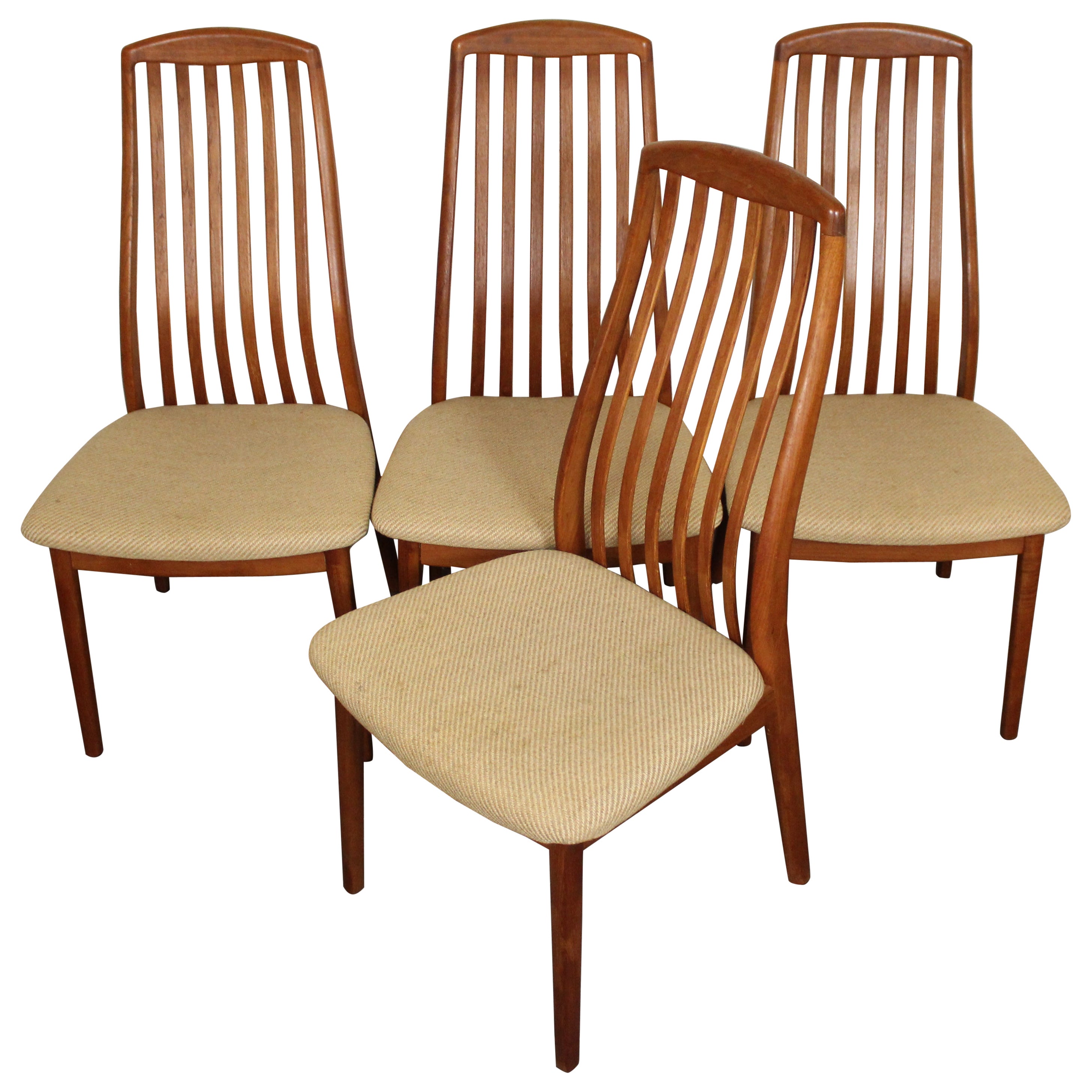Vintage Danish Teak Dining Chairs by Preben Schou Andersen