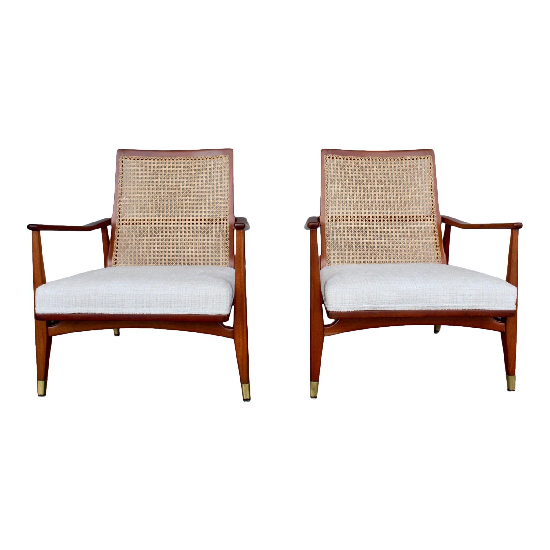 Pair of Mid-Century Modern Lounge Chairs