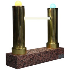 Lampada da tavolo Ettore Sottsass per Alchimia "Capodanno" n. 71, 1979