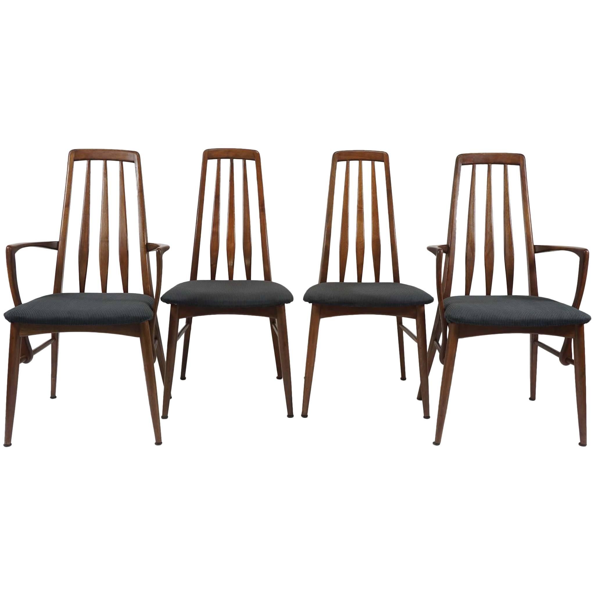 Set of Four Niels Koefoed for Hornslet Dining Chairs