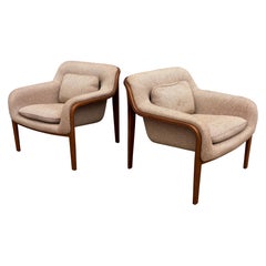 Pair of Bill Stephens for Knoll Lounge Chairs
