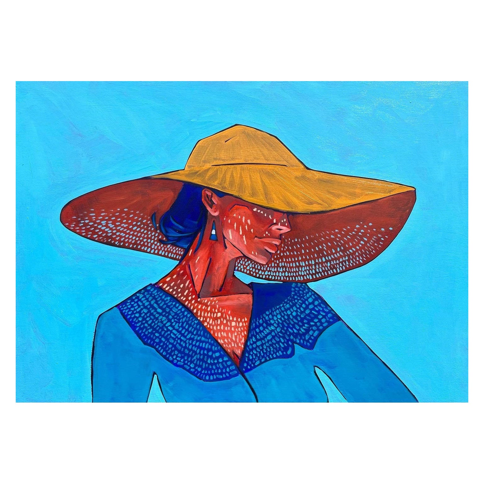 Juliet di James Mattinson, 20x28, Olio su tela Wood, 2022