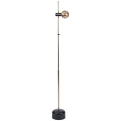 Magnetic Shade Floor Lamp by Angelo Lelli for Arredoluce