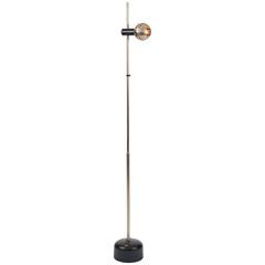 Magnetic Shade Floor Lamp by Angelo Lelli for Arredoluce 5