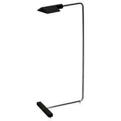 Bronze and Chrome Floor Lamp by Cedric Hartman