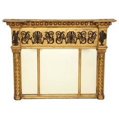 Early 19th Century English Regency, Neoclassical Giltwood Mirror 6
