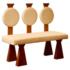 Banco de madera de 3 plazas de Studio Glustin