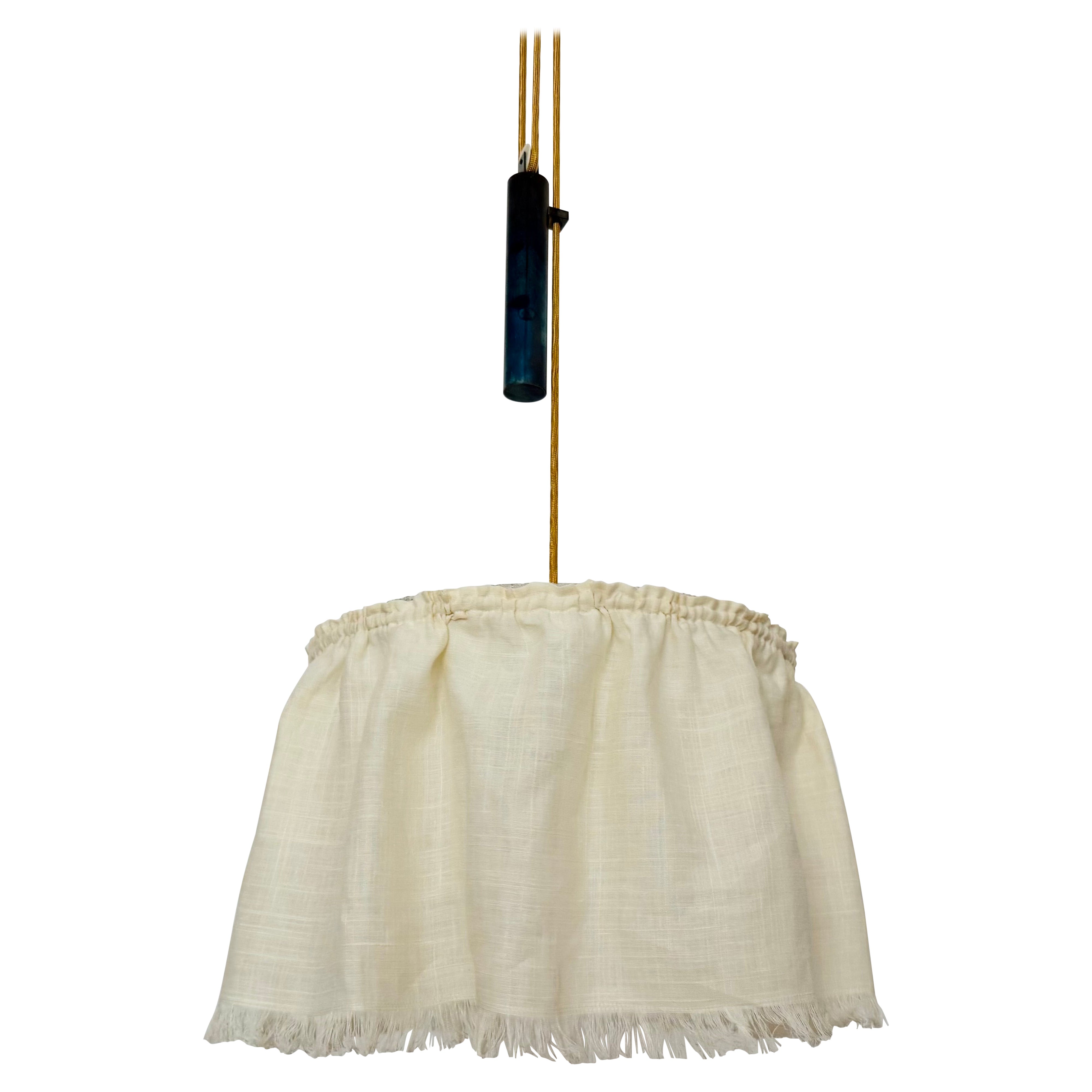 Adjustable Pendant Lamp with Counterweight by Adolf Loos for Kalmar