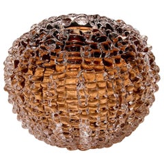 Echinus in Tea, round glass sea urchin inspired centrepiece by Katherine Huskie