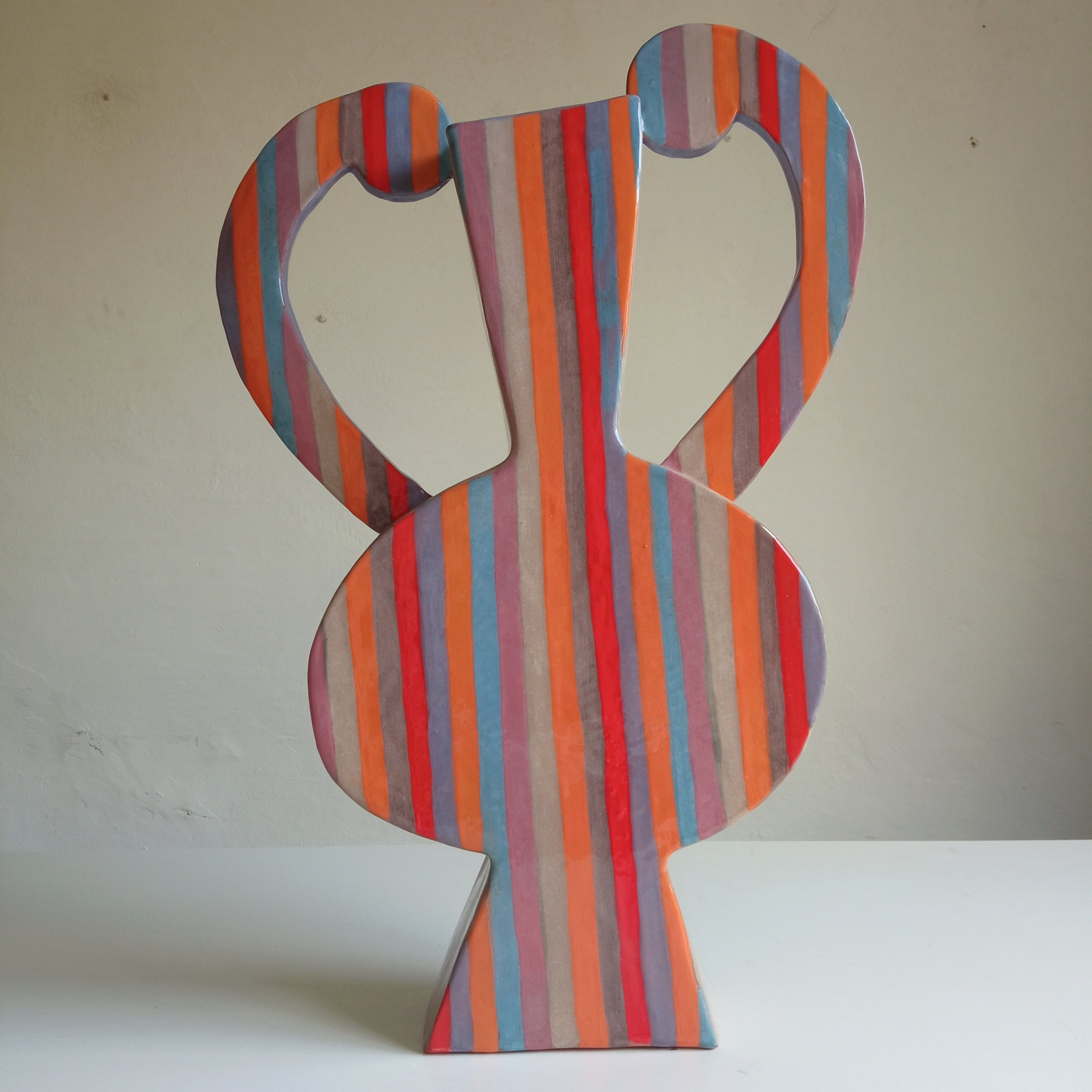 BREAK THE RIGS - Terracotta Vase - 21st Century - by Chiara Berta Artist