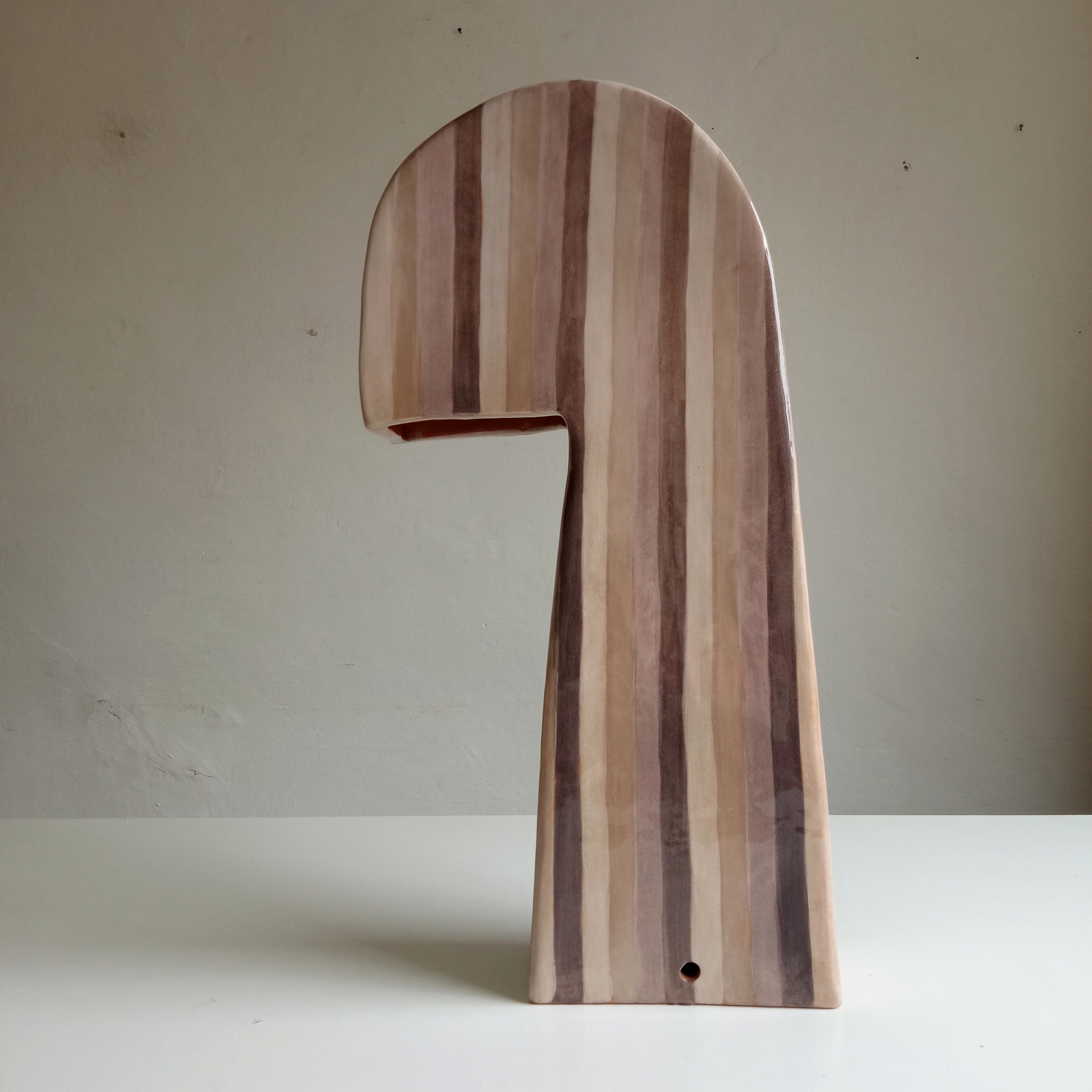 LAMP ROB - Terracotta Vase - XXI Century - by Chiara Berta Artist For Sale