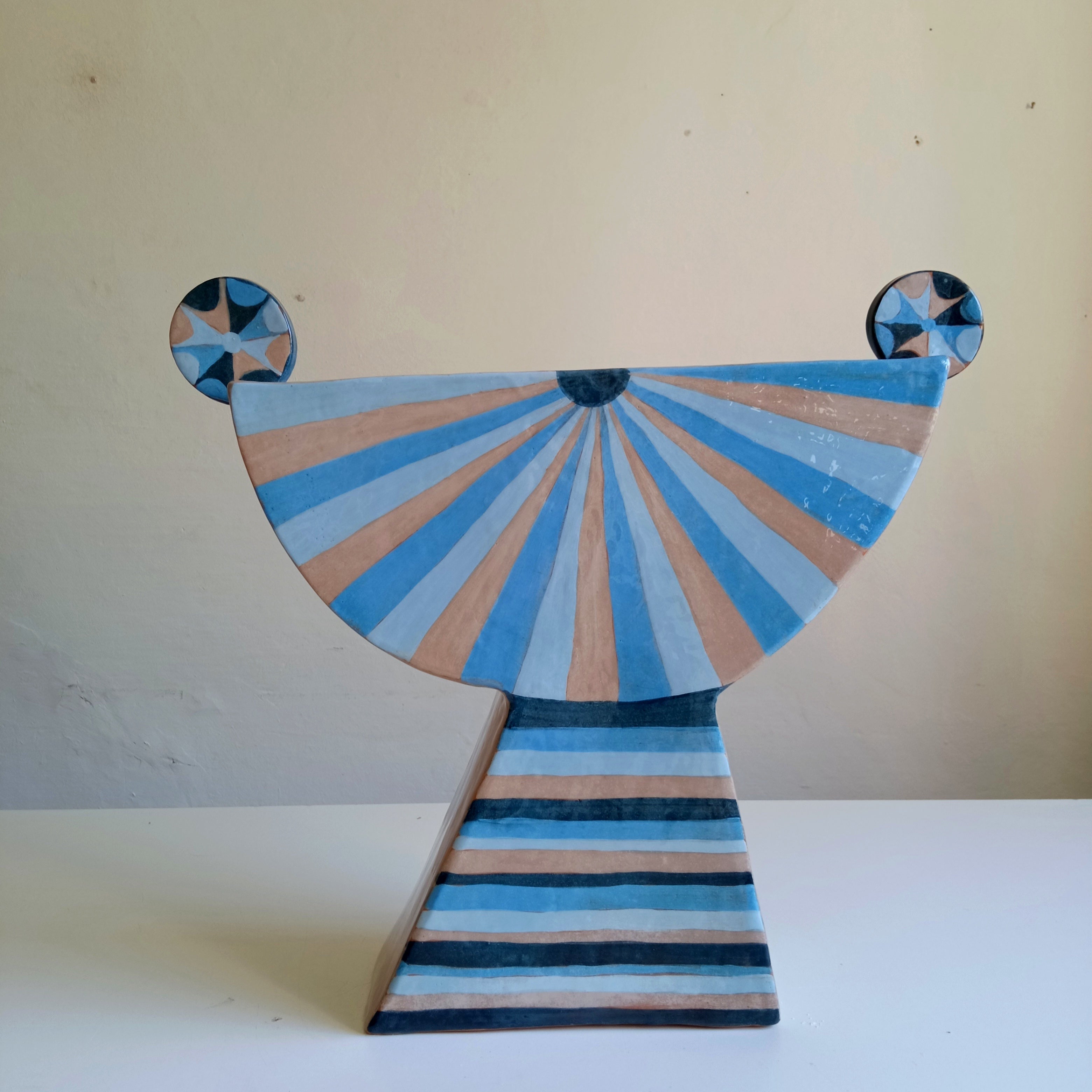 Mediterranea  - Terracotta Vase - XXI Century - by Chiara Berta Artist