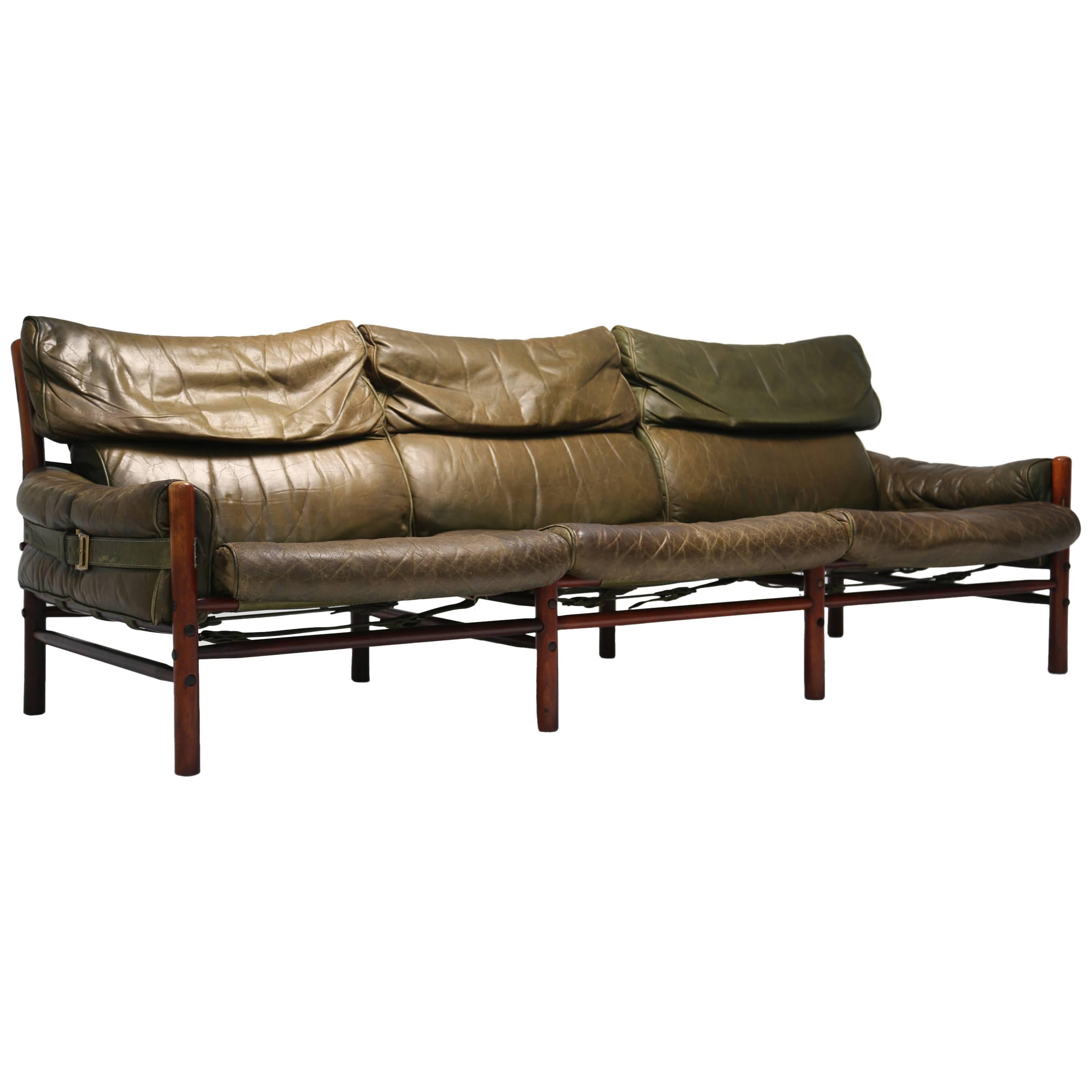 Arne Norell 'Kontiki' Three-Seat Sofa